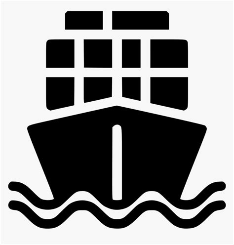 Cargo Svg Free Download Cargo Ship Icon Png Transparent Png Kindpng
