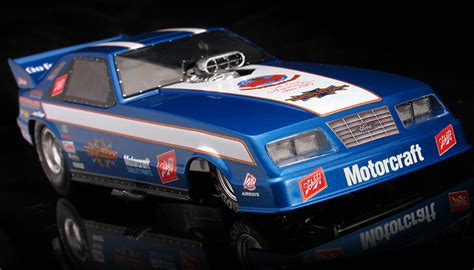 Raymond Beadle 1984 Blue Max Ford Mustang Funny Car