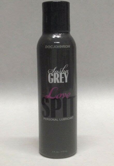 Sasha Grey Love Spit Paraben Water Based Personal Sex Lube Lubricant