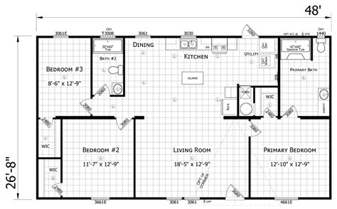 Double Wide Mobile Home Floor Plans Texas