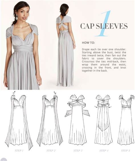 Versa Convertible Infinity Bridesmaid Dress In Lustrous Jersey Tutorial