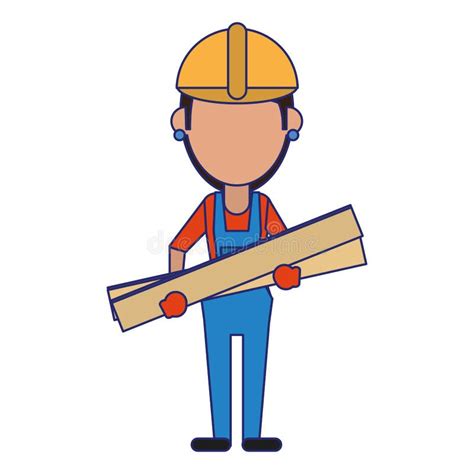Construction Worker Avatar Stock Vector Illustration Of Labor 141287773