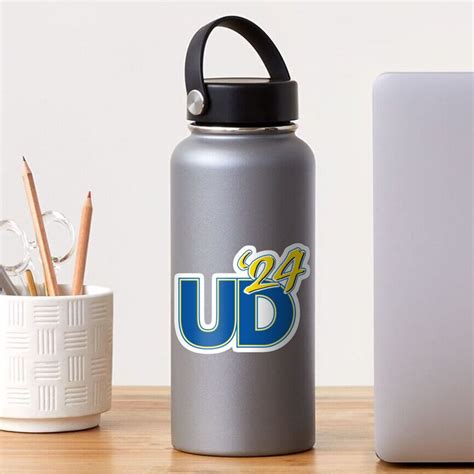University Of Delaware Ud 24 Logo Sticker For Sale By Momnuzzo