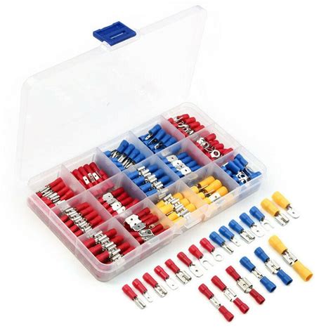 280pcs Electrical Wire Terminal Assortment Set Insulated Crimp