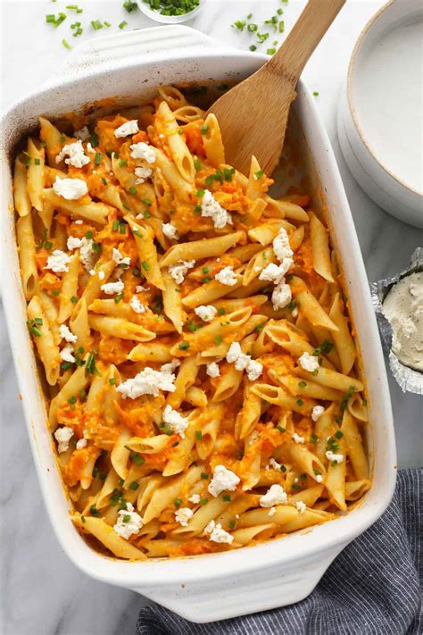 Creamy Baked Butternut Squash Pasta Cheese Knees