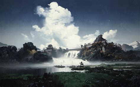 Japanese Castle Concept Art Ghost Of Tsushima Art Gallery In 2020