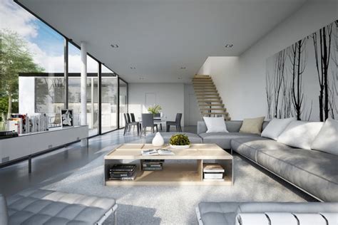 Modern Living Rooms With Elegant And Clean Lines