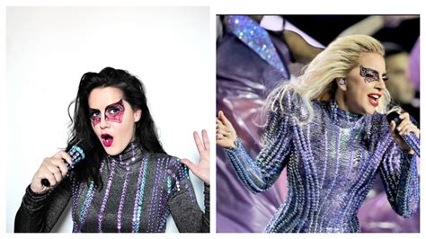 Lady Gagas Super Bowl Makeup Inspired Idea Para Carnaval Belleza