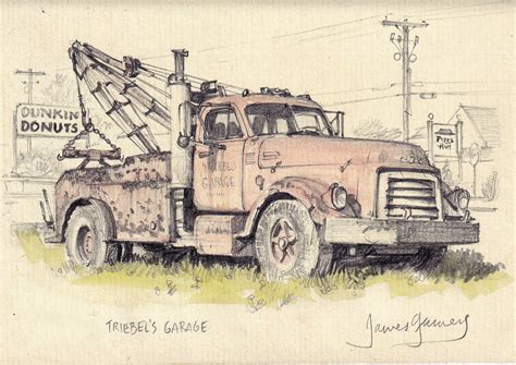 Gurney Journey Old Tow Truck