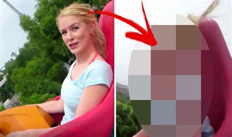 viral video blonde girl doesn t expect this shocking reaction to rollercoaster ride travel