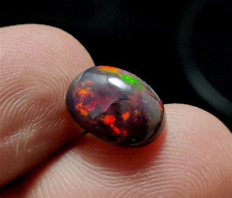 Natural Black Ethiopian Opal Gemstone 260ct High Quality Etsy