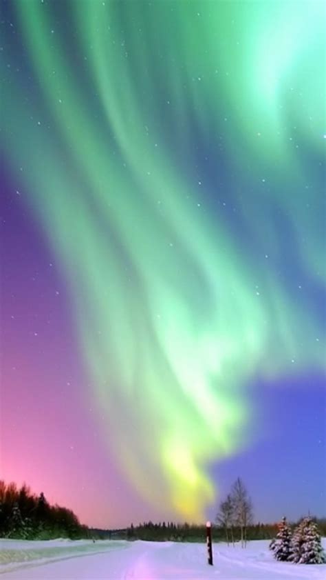 42 Aurora Borealis Iphone Wallpaper