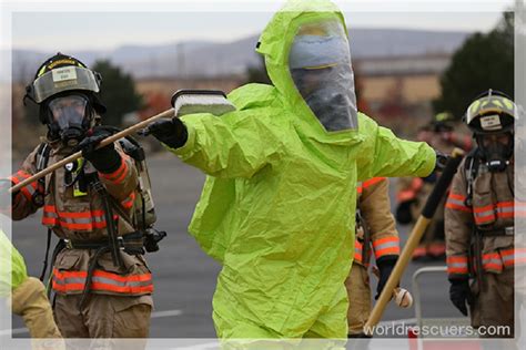 Use Of Hazmat Suit In Firefighting