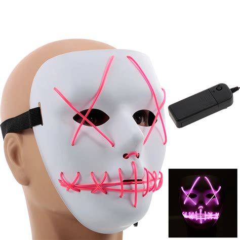 Led Light Halloween Mask Toy Funny Mask The Purge Election Year Great