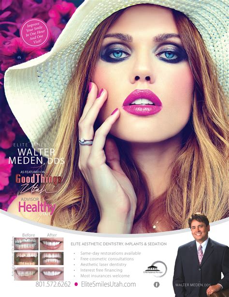 Magazine Ads Elite Smiles Dentistry Draper Utah