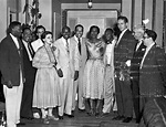 Florida Memory • Group portrait of Duke Ellington with family and friends