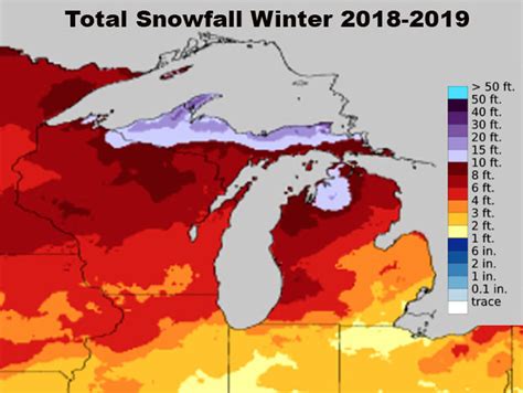 Snow Totals Were ‘feast Or Famine Across Michigan This Winter