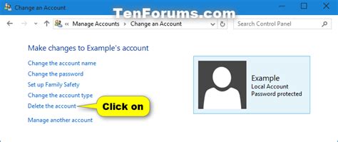 Delete locked windows 10 admin account with windows password key. Delete User Account in Windows 10 | Tutorials