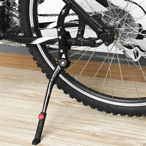 New Adjustable Bicycle Kickstand Mountain Bike Mtb Aluminum Side Rear