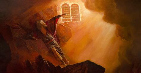Moses And The Ten Commandments Paintings