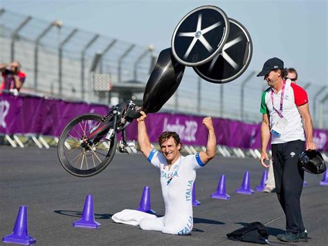 London 2012 paralympic twice gold and silver medals winner! Il mestiere di uomo, il mestiere di Alex Zanardi