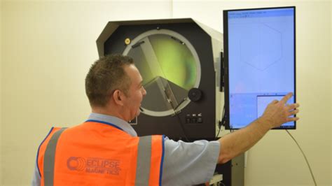 Profile Projector Ensures Quality For Magnetic Technology Experts