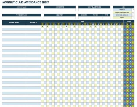 Employee Attendance Calendar 2021 Free Tracker Pdf Excel