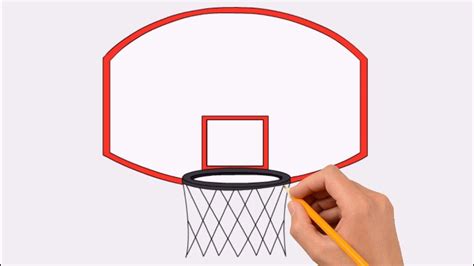 Https://tommynaija.com/draw/drawing Lessons How To Draw A Basketball Net Youtubeyoutube