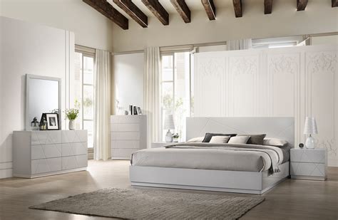 Exquisite Quality Contemporary Bedroom Sets Houston Texas Jandm Furniture Naples Grey