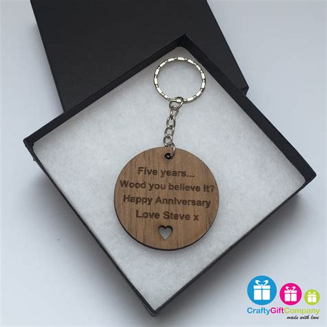 Personalised Wood You Believe It 5th Wedding Anniversary Gift Present