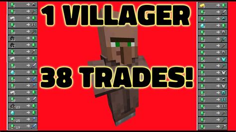 Old Villagers Over Powered 1 Villager 38 Trades How To Update