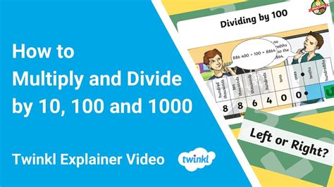 How To Multiply And Divide By 10 100 And 1000 Youtube