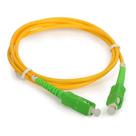 Fiber Optic Cable 3m Scapc To Scapc Simplex Singlemode 9125
