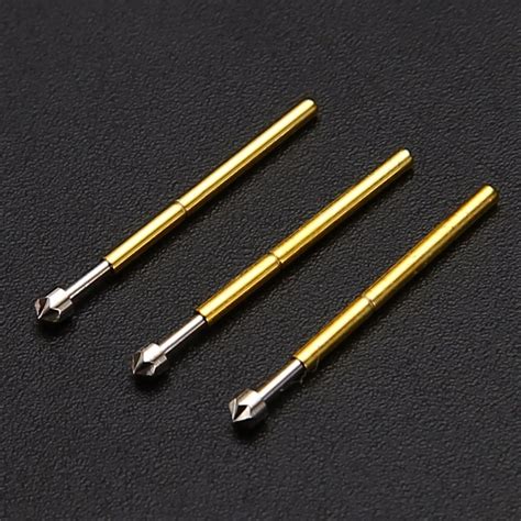 Pcs P Lm Diameter Mm Spring Loaded Test Probes Spring Pin Receptacle Pogo Pin Tools Set