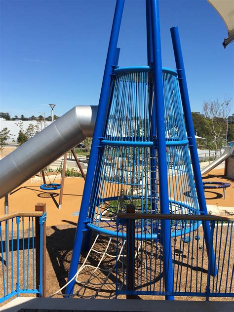 Lachlansline Playground Playequipment Corocord Ropeplaytower Slide2 Nsw