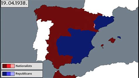 Map Of Spain During Spanish Civil War Map Of Spain Andalucia