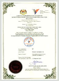 Its mission is to deliver quality agricultural and cooperative services, provide conducive environment to stakeholders, build capacity of local government authorities and facilitate the private sector to contribute effectively to sustainable. Certificate | TCH GROUP - Quality Duck For Everyone