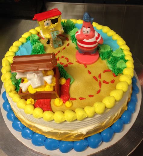 Spongebob Squarepants Decopac Dq Ice Cream Cake My Cakes Pinterest