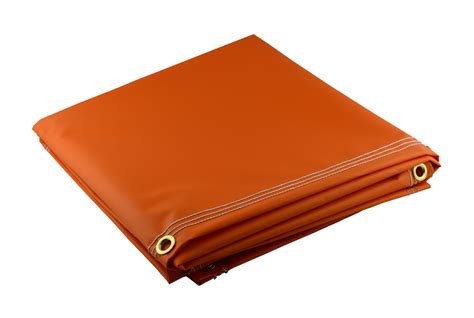 Medium Duty Orange Vinyl Tarps 14 Oz Tarps Outlet