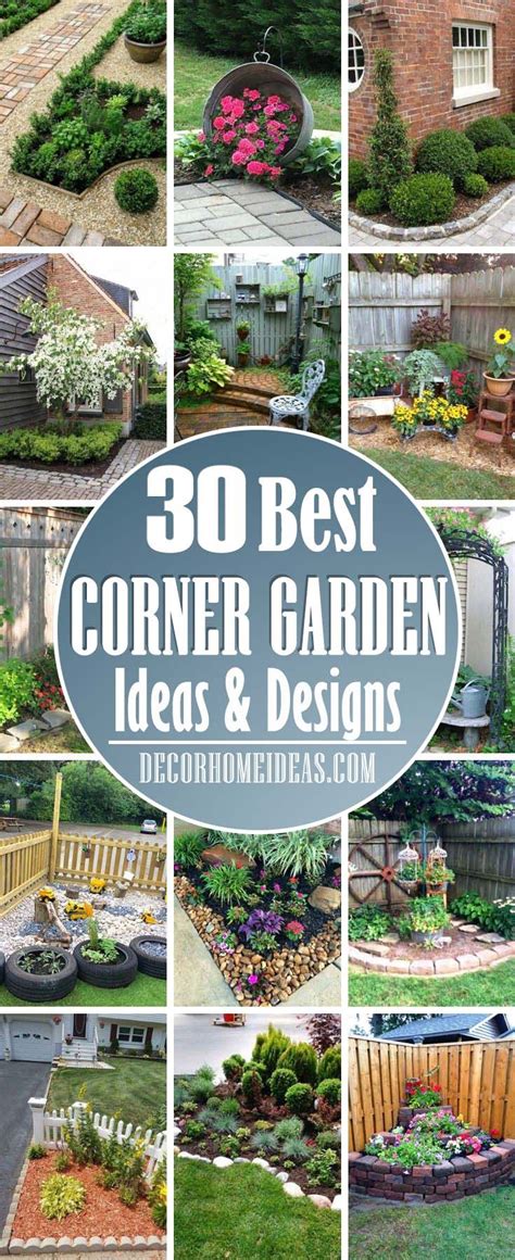 28 Beautiful Corner Garden Ideas And Designs Corner Landscaping