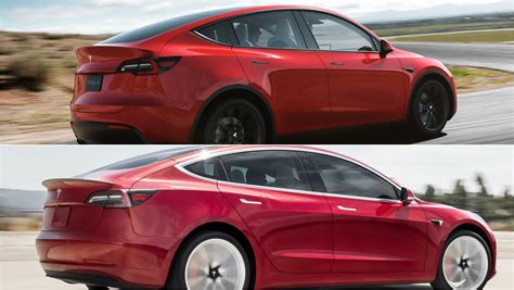 The tesla model 3 sedan and model y suv share 75% of the same parts. Visual Comparison: 2020 Tesla Model Y Vs. 2019 Tesla Model ...