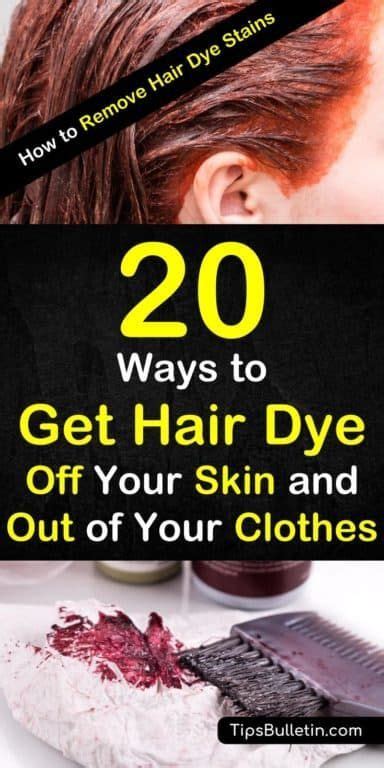 The hair spray contains a mixture of chemicals that will support the removal of the dye while simultaneously exfoliating the skin. 20 Ways to Get Hair Dye Off Your Skin and Out of Your ...