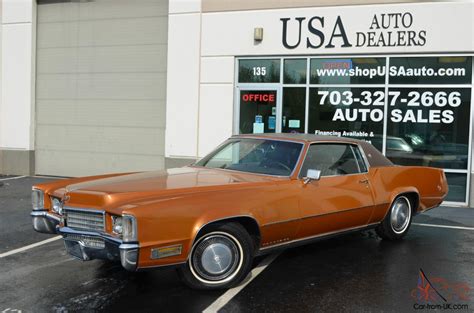 Cadillac Eldorado Base Hardtop Door L Leather Copper Bronze Coupe