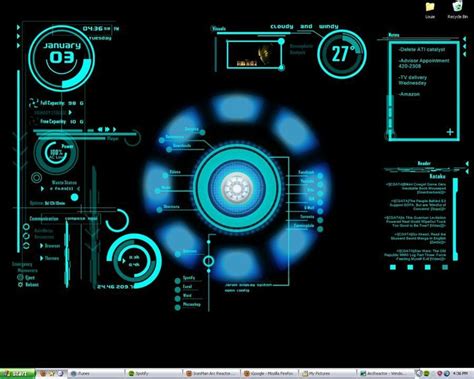 100 Rainmeter Skin Jarvis Windows 10