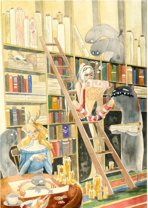 Library By Gai Gaal On Deviantart Library Art Book Art Painting
