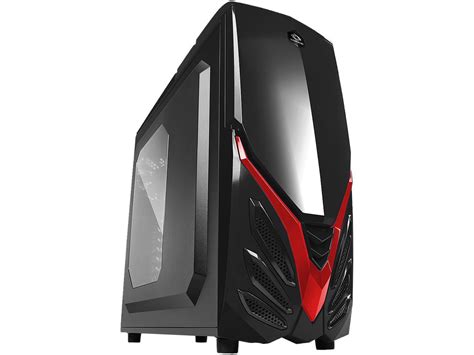 Raidmax Viper Ii Atx A07wbr Black Red Computer Case Neweggca