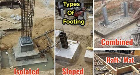 Types Of Footings Used In Building Construction Photos