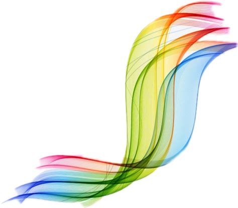 Rainbow Vector Swirl Swoosh Swoosh Swirl Transparent Background