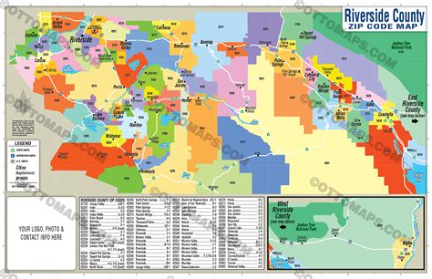 Riverside County Zip Code Map Zip Codes Colorized Files Pdf And