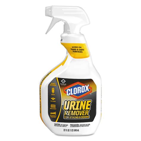 clorox urine remover for stains and odors 32 oz spray bottle cox31036